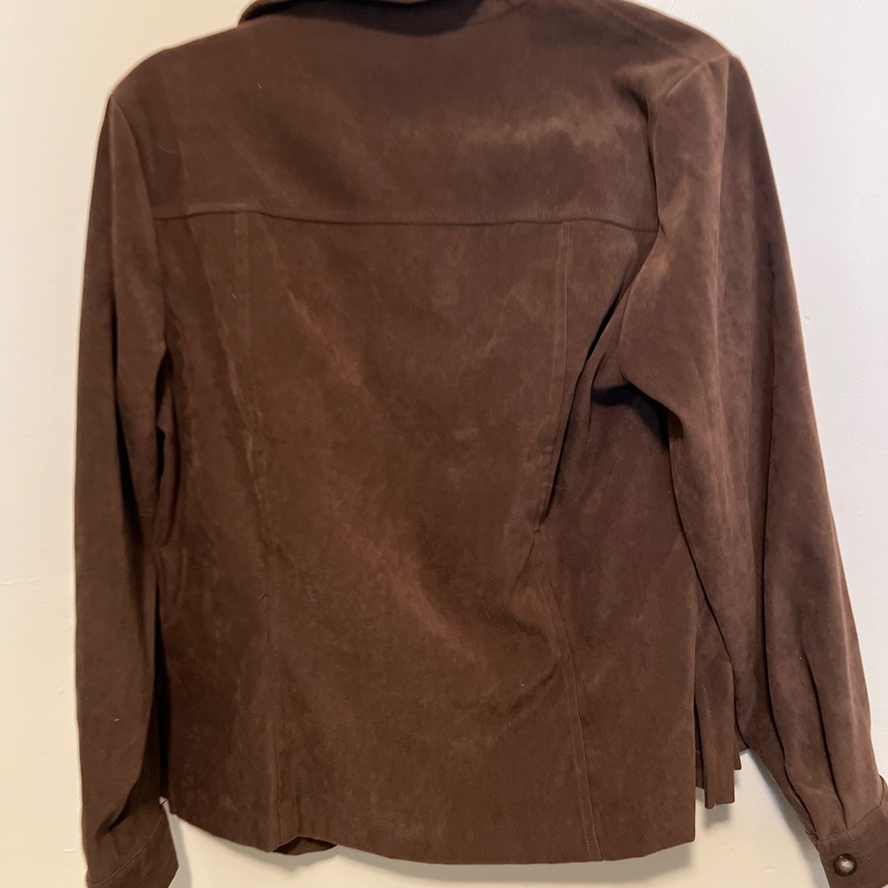 🚨$4 flash sale ❤️
 Sag Harbor Chocolate Brown Jacket - Picture 3 of 3